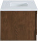 Leonardo - Engineered Stone And Solid Wood 24" Wall Mounted Bathroom Vanity