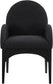 Waldorf - Boucle Dining Arm Chair With Black Legs