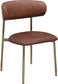 Lupita - Dining Chair With Brushed Gold Legs (Set of 2)