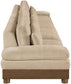Turin - Chenille Fabric Upholstered Modular Sectional - Beige