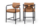 Serava - Vegan Leather Upholstered Bar Stool