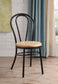 Jakia - Side Chair (Set of 2) - Natural & Black