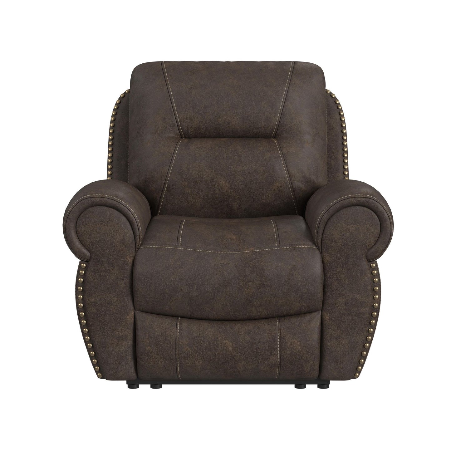 Topeka - Recliner - Rocky Brown