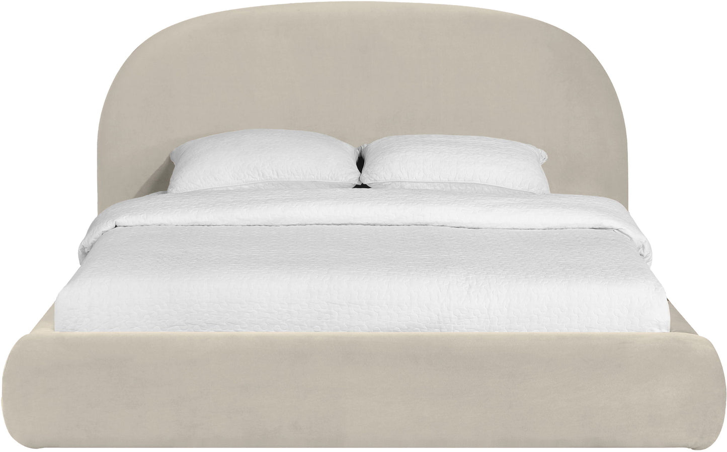 Celine - Upholstered Bed - Cream