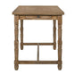 Farsiris - Counter Height Table - Weathered Oak