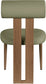 Dario - Faux Leather Dining Chair With Brown Frame (Set of 2)