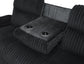 U181 - Corduroy Motion Sofa With Drop Down Table - Black