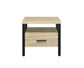 Yawan - Accent Table - Oak & Black