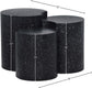 Dimple - 20" 3 Piece Modular End Table - Terazzo Finish