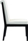 Gwendolyn - Faux Leather Dining Side Chair With Black Frame (Set of 2)