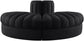 Rummi - Velvet Performance Fabric Upholstered 2 Piece  Rounded Modular Loveseat