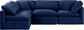 Indulge - Velvet 4 Piece Modular Sectional