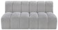 Arc - Boucle Fabric 2 Seats Modular Sofa