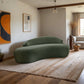Caspian - Chenille Fabric Upholstered Loveseat
