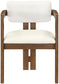 Ravina - Upholstered Dining Chair With Stained Brown Base (Set of 2)