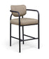 Serava - Vegan Leather Upholstered Bar Stool