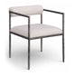 Axis - Linen Textured Beige Fabric Upholstered Dining Chair (Set of 2)