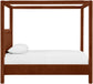 Salina - Velvet Upholstered Bed - Cognac