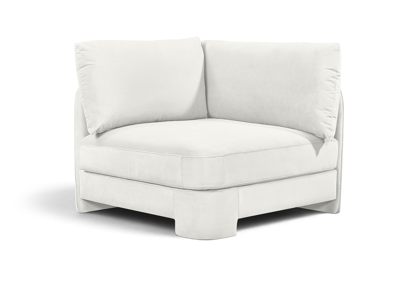 Hammond - Velvet Performance Fabric Upholstered Corner Chair