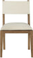 Avon - Linen Textured Performance Fabric Dining Side Chair (Set of 2)