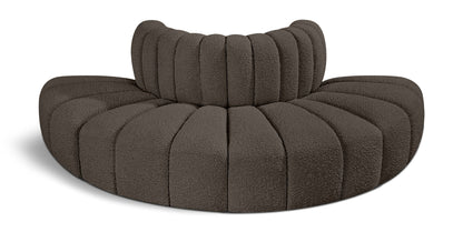 Arc - Boucle Fabric 4 Piece Modular Sofa