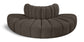 Arc - Boucle Fabric 4 Piece Modular Sofa