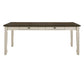 Fedele - Dining Table - Weathered Oak & Cream