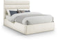 Adam - Boucle Fabric Bed With 52" Headboard