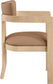 Lavrin - Vegan Leather Dining Arm Chair (Set of 2) - Natural Base