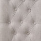 Yabeina - Side Chair (Set of 2) - Beige Linen & Gray