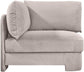 Hammond - Velvet Performance Fabric Upholstered Corner Chair