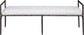 Axis - Linen Textured Cream Fabric Upholstered Bench