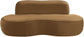 Swerve - Velvet 77" Upholstered Loveseat