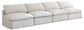 Plush - Modular Armless 4 Seat Sofa