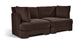 Hammond - Velvet Performance Fabric Upholstered 2 Piece Loveseat