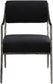 Bastille - Upholstered Dining Arm Chair (Set of 2) - Silver Frame