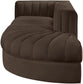 Rummi - Velvet Performance Fabric Upholstered 3 Piece Modular Sectional