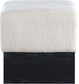 Havre - Ottoman / Stool With Black Base