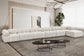 Ames - 7 Piece Boucle Fabric Modular L-Shaped Sectional