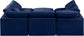 Indulge - Velvet 6 Piece Modular Sectional