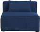 Cube - Linen Armless Chair