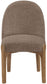 Torino - Upholstered Dining Chair With Brushed Brown Base (Set of 2)