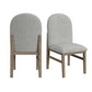Portland - Round Back Side Chair (Set of 2) - Gray