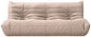 Relax - Vegan Leather 77.75" Upholstered Sofa - Tan