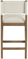 Avon - Linen Textured Performance Fabric Counter Stool