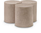 Dimple - 3 Piece Modular Coffee Table - Terazzo Finish