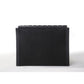 Ireland II - Eastern King Bed - Black Synthetic Leather