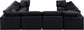 Indulge - Velvet 8 Piece Modular Sectional