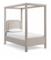 Salina - Linen Textured Fabric Upholstered Bed