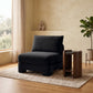 Hammond - Velvet Performance Fabric Upholstered Armless Chair